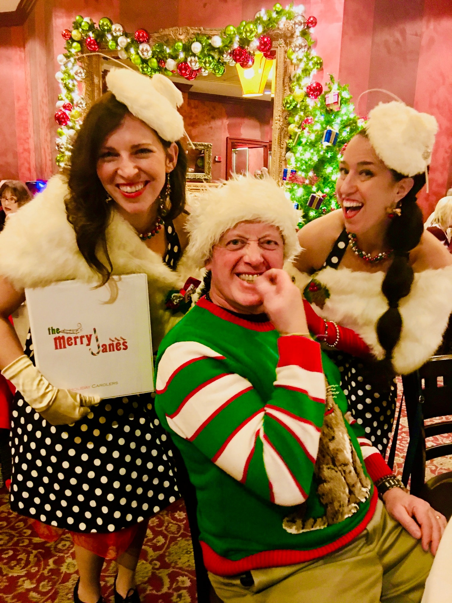 Spreading holiday cheer, or else!